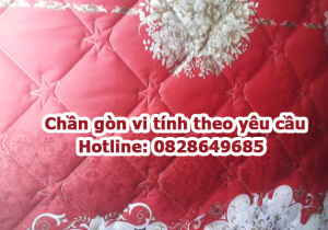 Chần gòn vi tính theo yêu cầu