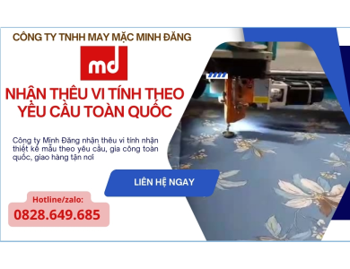 Nhận Thêu Vi Tính Theo Yêu Cầu Toàn Quốc