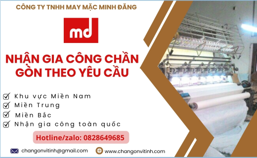 Nhận Gia Công Chần Gòn Theo Yêu Cầu