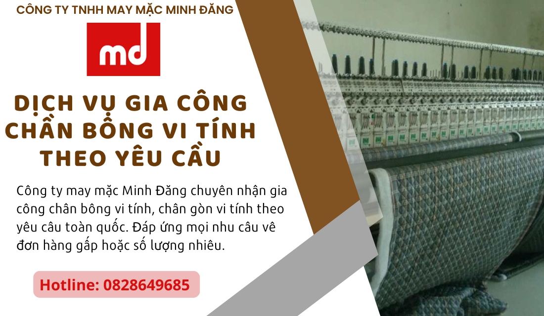Dịch Vụ Gia Công Chần Bông Vi Tính Theo Yêu Cầu