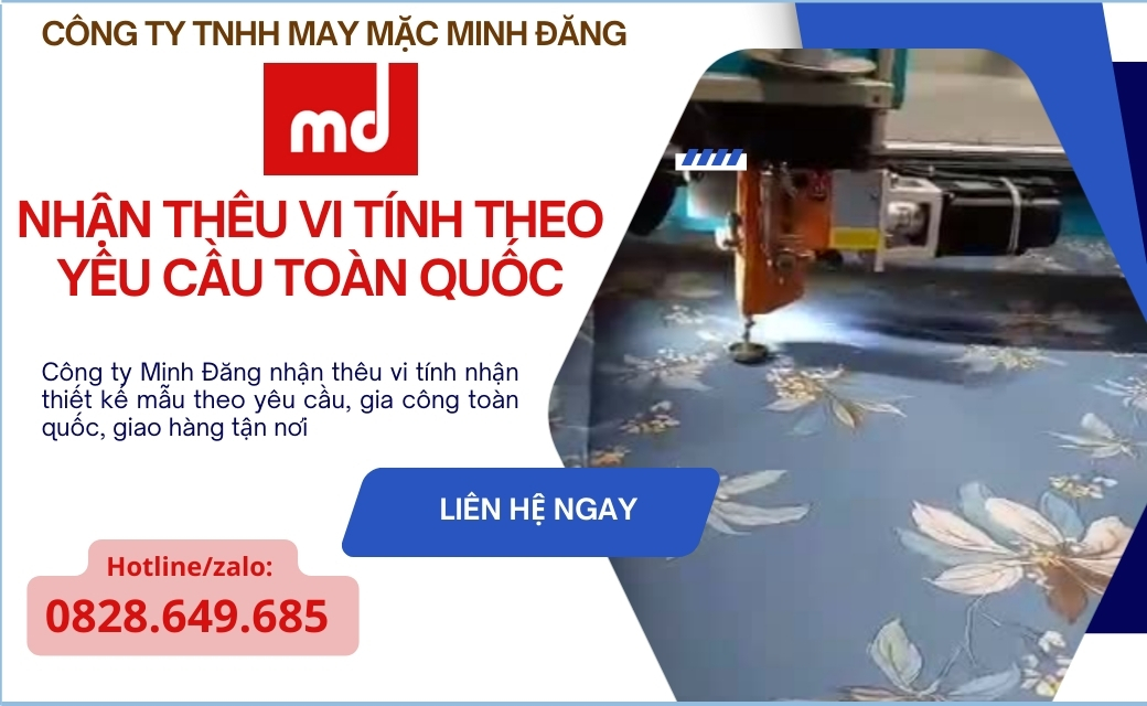 Nhận Thêu Vi Tính Theo Yêu Cầu Toàn Quốc